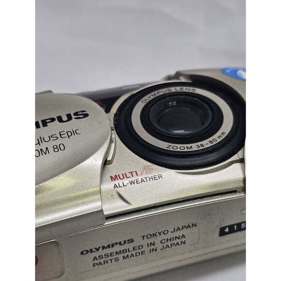 Olympus Stylus Epic Zoom 80 35mm Point & Shoot Film Camera- Not Working - Picture 5 of 16